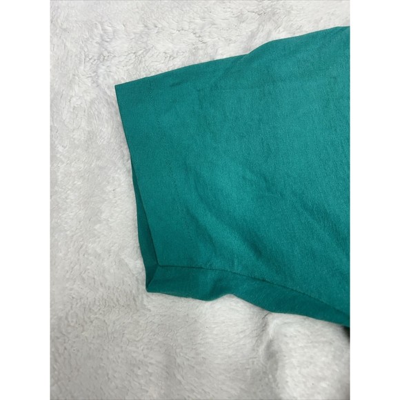 Vrg 90s Screen Stars Teal West Virginia Graphic T-Shirt Single Stitch Size Large - Picture 5 of 9